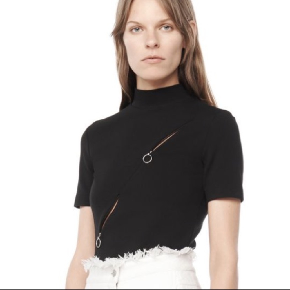 T by Alexander Wang Zipper Top